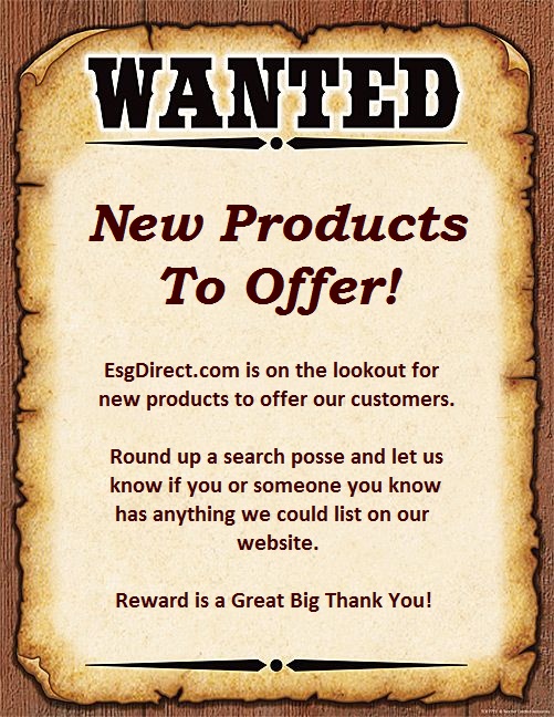 New Products Wanted